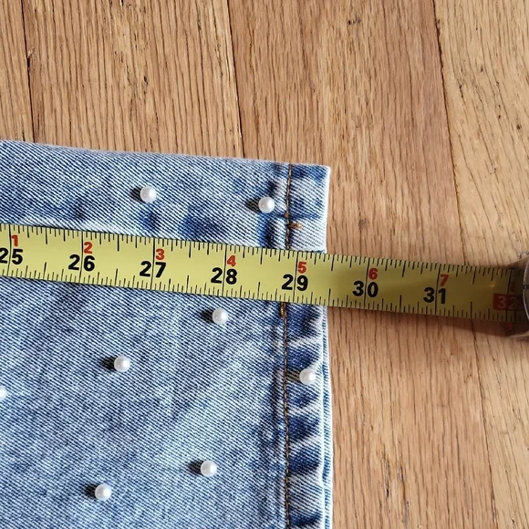 Blank NYC Pearls Front And Back Blue High Rise Jeans - Picture 8 of 11